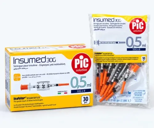 Syringe PIC Insumed 0,5ml G30x8mm