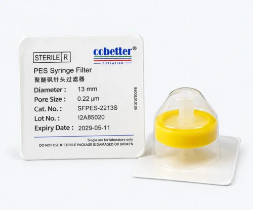 cobetter pes syringe filter product image Sterile PES Syringe Filter 0.22μm 13 mm